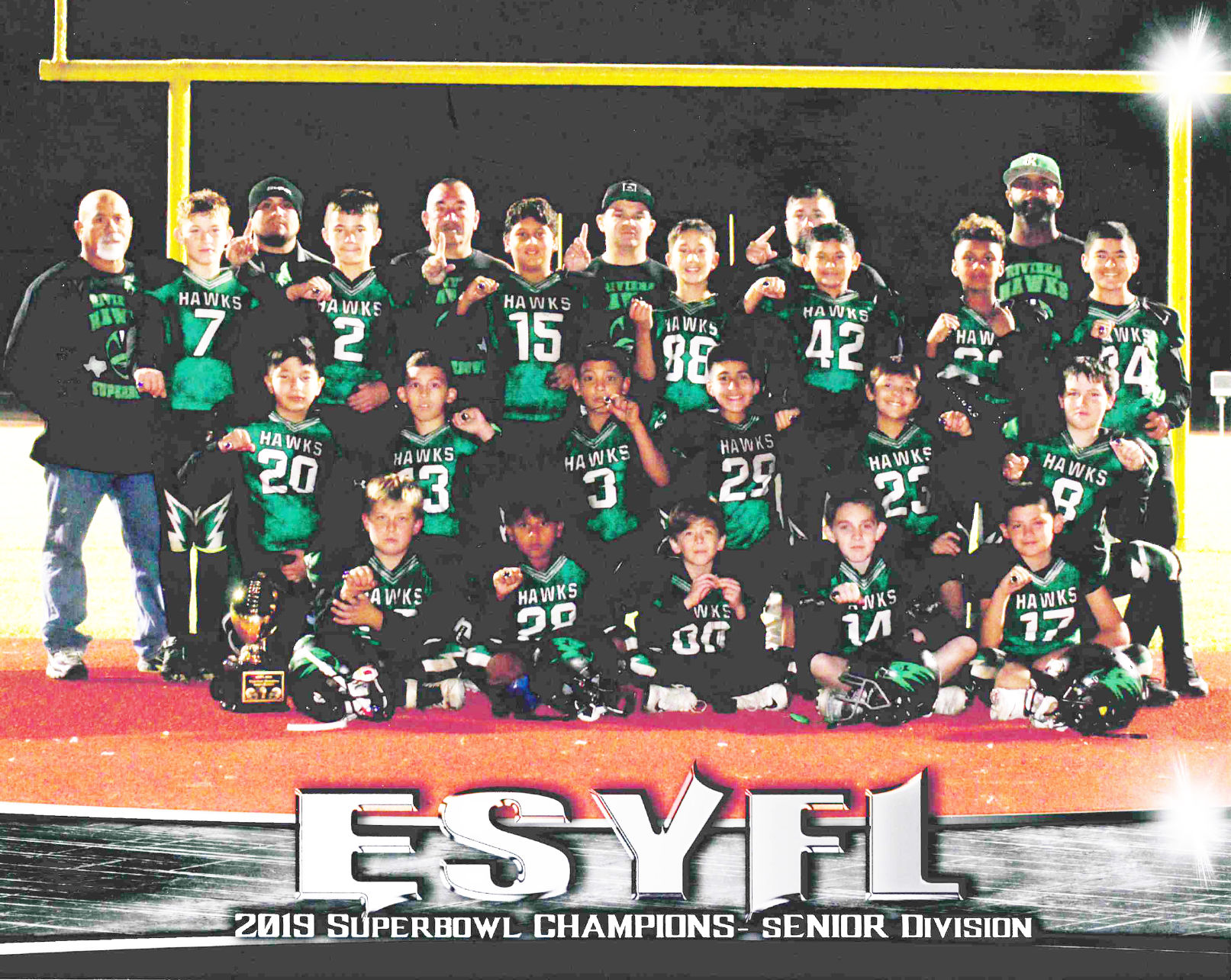 Riviera Hawks win super bowl